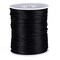 109 Yards 1.5 mm Nylon Cord Beading Satin String for Chinese Knotting Rattail Beading Macrame Friendship Bracelet Jewelry Making(Black)